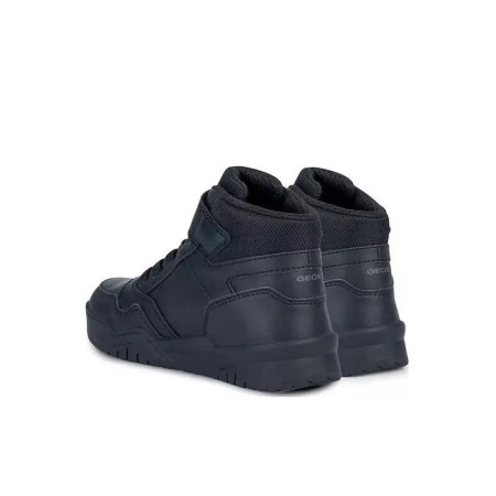 GEOX J PERTH ΠΑΙΔΙΚΑ SNEAKERS HIGH ΜΑΥΡΑ  J367RF0FE8VC9999 
